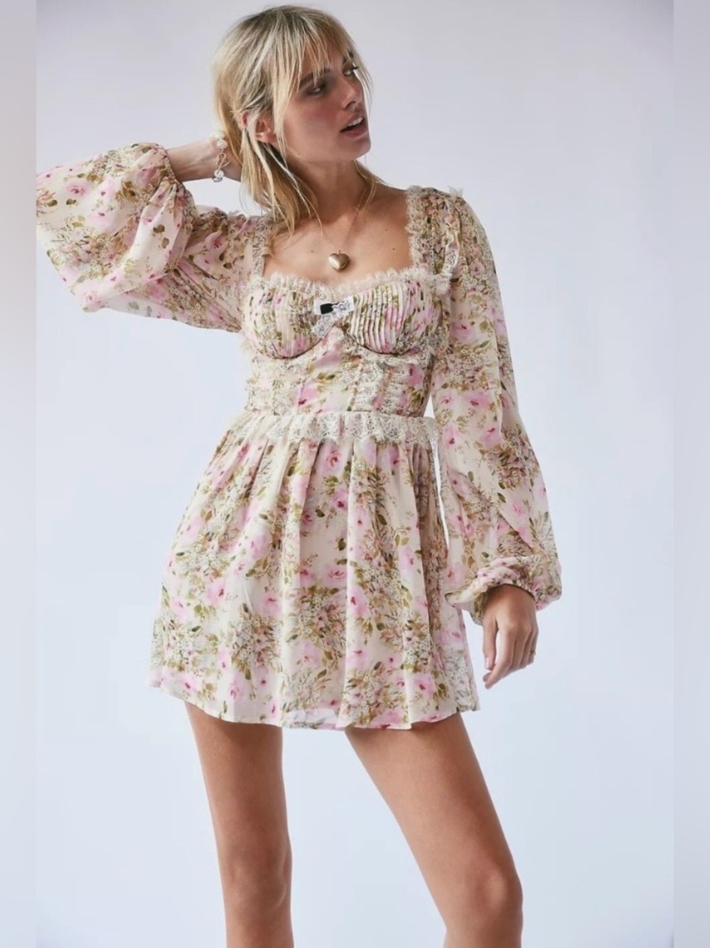 FP For Love & Lemons Emmaline Mini Dress